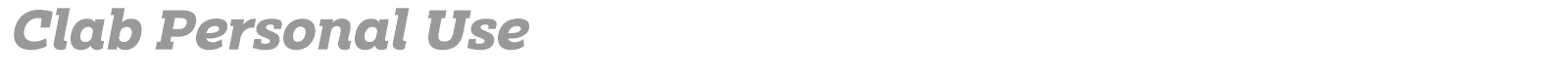 Clab font preview